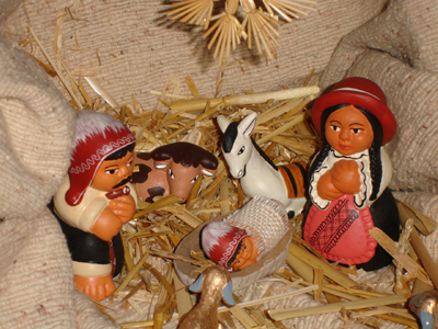 Crèche d'Equateur au Carmel de Dijon Crèche d'Equateur au Carmel de Dijon