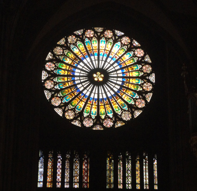 vitrail en rosace