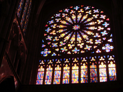 Vitrail en rosace