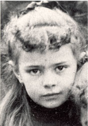 Elisabeth à 8 ans